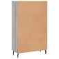 vidaXL Highboard Grau Sonoma 69,5x31x115 cm Holzwerkstoff vidaXL Highboard Grau Sonoma 69,5x31x115 cm Holzwerkstoff