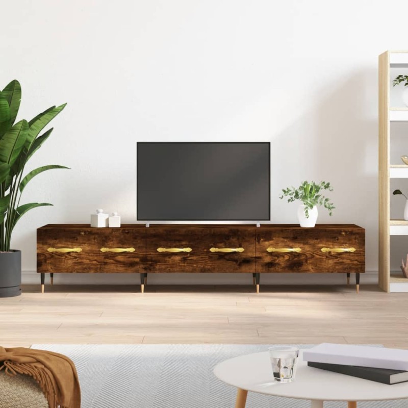 vidaXL TV-Schrank Räuchereiche 150x36x30 cm Holzwerkstoff vidaXL TV-Schrank Räuchereiche 150x36x30 cm Holzwerkstoff