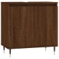 vidaXL Badschrank Braun Eichen-Optik 58x33x60 cm Holzwerkstoff vidaXL Badschrank Braun Eichen-Optik 58x33x60 cm Holzwerkstoff