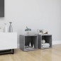 vidaXL TV-Schränke 2 Stk. Betongrau 37x35x37 cm Holzwerkstoff vidaXL TV-Schränke 2 Stk. Betongrau 37x35x37 cm Holzwerkstoff