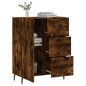 vidaXL Sideboard Räuchereiche 69,5x34x90 cm Holzwerkstoff vidaXL Sideboard Räuchereiche 69,5x34x90 cm Holzwerkstoff