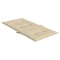Gartenstuhlauflagen für Niedriglehner 6 Stk. Beige 100x50x3 cm Gartenstuhlauflagen für Niedriglehner 6 Stk. Beige 100x50x3 cm