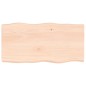 vidaXL Tischplatte 80x40x6 cm Massivholz Eiche Unbehandelt Baumkante vidaXL Tischplatte 80x40x6 cm Massivholz Eiche Unbehandelt Baumkante