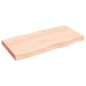 vidaXL Tischplatte 80x40x6 cm Massivholz Eiche Unbehandelt Baumkante vidaXL Tischplatte 80x40x6 cm Massivholz Eiche Unbehandelt Baumkante