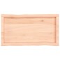 vidaXL Tischplatte 80x40x6 cm Massivholz Eiche Unbehandelt Baumkante vidaXL Tischplatte 80x40x6 cm Massivholz Eiche Unbehandelt Baumkante
