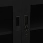 vidaXL Büroschrank Schwarz 90x40x70 cm Stahl vidaXL Büroschrank Schwarz 90x40x70 cm Stahl