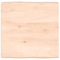 vidaXL Tischplatte 60x60x6 cm Massivholz Eiche Unbehandelt Baumkante vidaXL Tischplatte 60x60x6 cm Massivholz Eiche Unbehandelt Baumkante