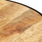 vidaXL Couchtisch Schwarz 68x68x36 cm Raues Mango-Massivholz vidaXL Couchtisch Schwarz 68x68x36 cm Raues Mango-Massivholz