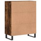 vidaXL Sideboard Räuchereiche 69,5x34x90 cm Holzwerkstoff vidaXL Sideboard Räuchereiche 69,5x34x90 cm Holzwerkstoff