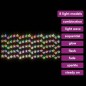 vidaXL LED Sternenvorhang Lichterkette 500 LED Bunt 8 Funktionen vidaXL LED Sternenvorhang Lichterkette 500 LED Bunt 8 Funktionen