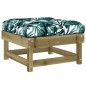 vidaXL Gartenhocker mit Kissen 2 Stk. Kiefernholz Imprägniert vidaXL Gartenhocker mit Kissen 2 Stk. Kiefernholz Imprägniert
