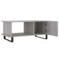 vidaXL Couchtisch Grau Sonoma 90x50x40 cm Holzwerkstoff vidaXL Couchtisch Grau Sonoma 90x50x40 cm Holzwerkstoff