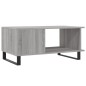 vidaXL Couchtisch Grau Sonoma 90x50x40 cm Holzwerkstoff vidaXL Couchtisch Grau Sonoma 90x50x40 cm Holzwerkstoff