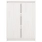 vidaXL Sideboard Weiß 60x36x84 cm Massivholz Kiefer vidaXL Sideboard Weiß 60x36x84 cm Massivholz Kiefer
