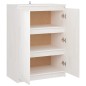 vidaXL Sideboard Weiß 60x36x84 cm Massivholz Kiefer vidaXL Sideboard Weiß 60x36x84 cm Massivholz Kiefer