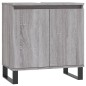 vidaXL Badschrank Grau Sonoma 58x33x60 cm Holzwerkstoff vidaXL Badschrank Grau Sonoma 58x33x60 cm Holzwerkstoff