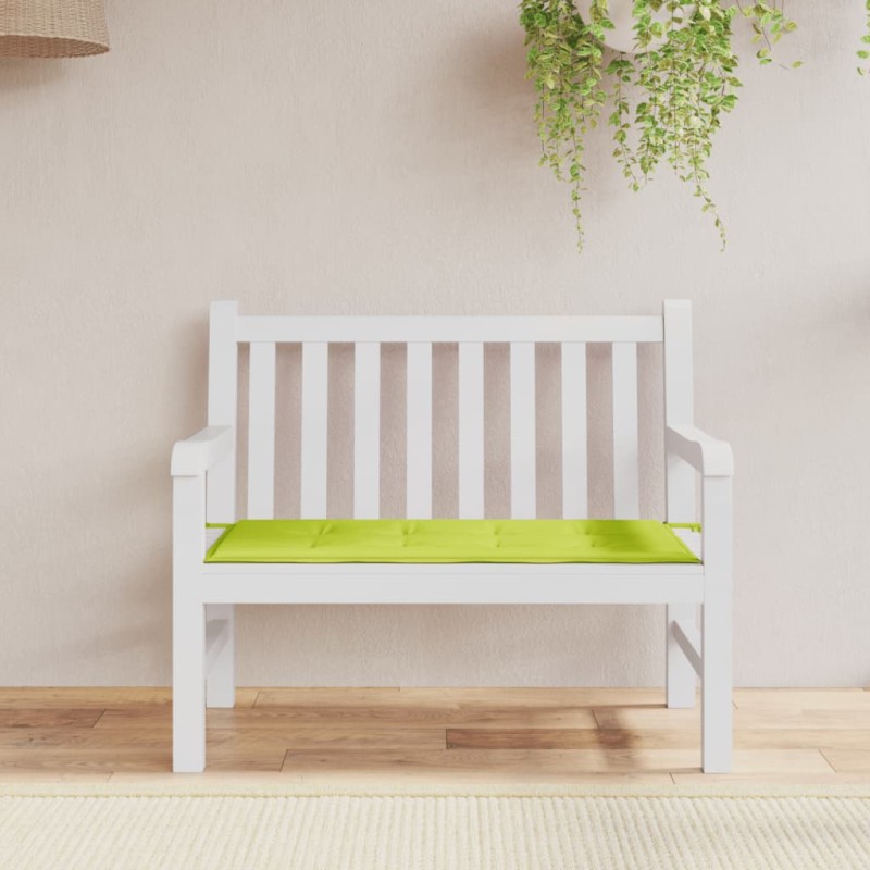 Gartenbank-Auflage Hellgrün 120x50x3 cm Oxford-Gewebe Gartenbank-Auflage Hellgrün 120x50x3 cm Oxford-Gewebe