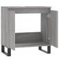 vidaXL Badschrank Grau Sonoma 58x33x60 cm Holzwerkstoff vidaXL Badschrank Grau Sonoma 58x33x60 cm Holzwerkstoff