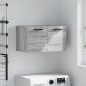 vidaXL Wandschrank Grau Sonoma 60x36,5x35 cm Holzwerkstoff vidaXL Wandschrank Grau Sonoma 60x36,5x35 cm Holzwerkstoff