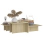 vidaXL Couchtische 2 Stk. Sonoma-Eiche 111,5x50x33 cm Holzwerkstoff vidaXL Couchtische 2 Stk. Sonoma-Eiche 111,5x50x33 cm Holzwerkstoff