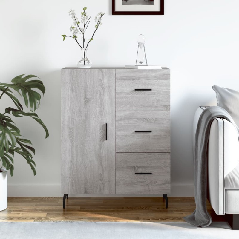 vidaXL Sideboard Grau Sonoma 69,5x34x90 cm Holzwerkstoff vidaXL Sideboard Grau Sonoma 69,5x34x90 cm Holzwerkstoff