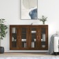 Wandschränke 2 Stk. Braun Eichen-Optik Holzwerkstoff Wandschränke 2 Stk. Braun Eichen-Optik Holzwerkstoff