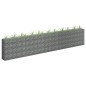 vidaXL Gabionen-Hochbeet Verzinkter Stahl 450×30×90 cm vidaXL Gabionen-Hochbeet Verzinkter Stahl 450×30×90 cm