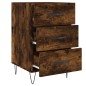 vidaXL Nachttisch Räuchereiche 40x40x66 cm Holzwerkstoff vidaXL Nachttisch Räuchereiche 40x40x66 cm Holzwerkstoff