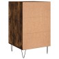 vidaXL Nachttisch Räuchereiche 40x40x66 cm Holzwerkstoff vidaXL Nachttisch Räuchereiche 40x40x66 cm Holzwerkstoff