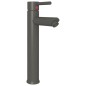 vidaXL Badezimmer Mischbatterie Grau 12x30 cm vidaXL Badezimmer Mischbatterie Grau 12x30 cm