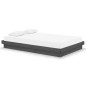 vidaXL Massivholzbett Grau 120x190 cm vidaXL Massivholzbett Grau 120x190 cm