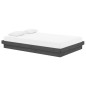 vidaXL Massivholzbett Grau 120x190 cm vidaXL Massivholzbett Grau 120x190 cm