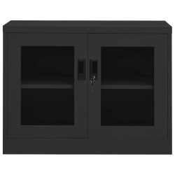vidaXL Büroschrank Anthrazit 90x40x70 cm Stahl