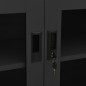 vidaXL Büroschrank Anthrazit 90x40x70 cm Stahl vidaXL Büroschrank Anthrazit 90x40x70 cm Stahl
