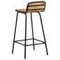 vidaXL Barstühle 4 Stk. Massivholz Mango vidaXL Barstühle 4 Stk. Massivholz Mango