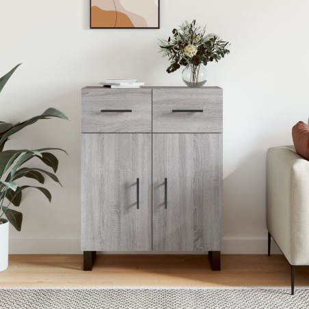 vidaXL Sideboard Grau Sonoma 69,5x34x90 cm Holzwerkstoff