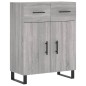vidaXL Sideboard Grau Sonoma 69,5x34x90 cm Holzwerkstoff vidaXL Sideboard Grau Sonoma 69,5x34x90 cm Holzwerkstoff