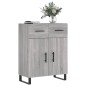 vidaXL Sideboard Grau Sonoma 69,5x34x90 cm Holzwerkstoff vidaXL Sideboard Grau Sonoma 69,5x34x90 cm Holzwerkstoff
