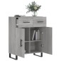 vidaXL Sideboard Grau Sonoma 69,5x34x90 cm Holzwerkstoff vidaXL Sideboard Grau Sonoma 69,5x34x90 cm Holzwerkstoff