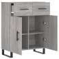vidaXL Sideboard Grau Sonoma 69,5x34x90 cm Holzwerkstoff vidaXL Sideboard Grau Sonoma 69,5x34x90 cm Holzwerkstoff