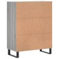 vidaXL Sideboard Grau Sonoma 69,5x34x90 cm Holzwerkstoff vidaXL Sideboard Grau Sonoma 69,5x34x90 cm Holzwerkstoff