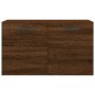 vidaXL Wandschrank Braun Eichen-Optik 60x36,5x35cm Holzwerkstoff vidaXL Wandschrank Braun Eichen-Optik 60x36,5x35cm Holzwerkstoff