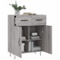 vidaXL Sideboard Grau Sonoma 69,5x34x90 cm Holzwerkstoff vidaXL Sideboard Grau Sonoma 69,5x34x90 cm Holzwerkstoff