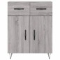 vidaXL Sideboard Grau Sonoma 69,5x34x90 cm Holzwerkstoff vidaXL Sideboard Grau Sonoma 69,5x34x90 cm Holzwerkstoff