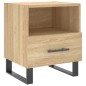 vidaXL Nachttisch Sonoma-Eiche 40x35x47,5 cm Holzwerkstoff vidaXL Nachttisch Sonoma-Eiche 40x35x47,5 cm Holzwerkstoff