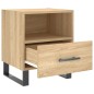 vidaXL Nachttisch Sonoma-Eiche 40x35x47,5 cm Holzwerkstoff vidaXL Nachttisch Sonoma-Eiche 40x35x47,5 cm Holzwerkstoff