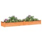 vidaXL Hochbeet mit Einsatz Braun 240x45x25 cm Massivholz Tanne vidaXL Hochbeet mit Einsatz Braun 240x45x25 cm Massivholz Tanne