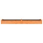 vidaXL Hochbeet mit Einsatz Braun 240x45x25 cm Massivholz Tanne vidaXL Hochbeet mit Einsatz Braun 240x45x25 cm Massivholz Tanne