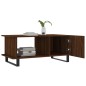 vidaXL Couchtisch Braun Eichen-Optik 90x50x40 cm Holzwerkstoff vidaXL Couchtisch Braun Eichen-Optik 90x50x40 cm Holzwerkstoff