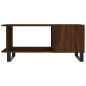 vidaXL Couchtisch Braun Eichen-Optik 90x50x40 cm Holzwerkstoff vidaXL Couchtisch Braun Eichen-Optik 90x50x40 cm Holzwerkstoff